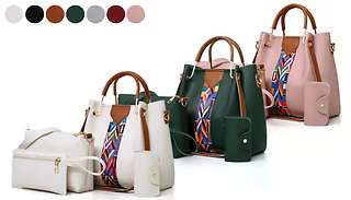 3-Piece Shoulder Messenger Bag Set - 7 Colours