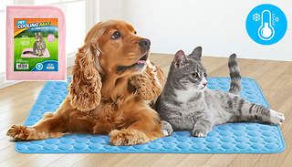 Pet Cooling Gel Cushioned Floor Mat - 2 Colours & 2 Sizes