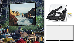 Portable Home Cinema Projector Screen - 3 Sizes