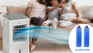60W Breeze Room Cooler with 6L Ice Water Tank