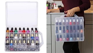 48-Compartment Nail Polish Storage Box