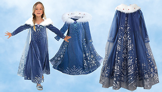 Ice-Queen Princess Dress and Cape - Ages 3-9