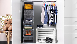 Wardrobe Hanging Organiser - 6 or 10 Pockets