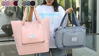 Large Capacity Folding Travel Tote Bag - 8 Colours