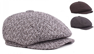 Men's Baker Boy Flat Cap - 3 Colours