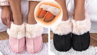 USB Heated Fluffy Faux Fur Slippers - 3 Colours!