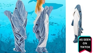 Hooded Shark Blanket - 3 Sizes & 3 Colours