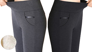 Thick High Waist Leggings - 2 Colours & 5 Sizes
