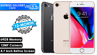 Apple iPhone 8 64GB Unlocked - 2 Colours