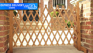 Expanding Wooden Fence - Up to 1.6m!