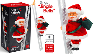 Electric Climbing Singing Santa Claus