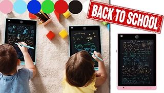 12-Inch Sketch & Writing Tablet - 4 Colours 