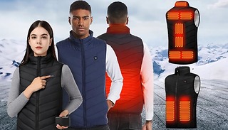 Unisex USB Heated Gilet - 4 Colours & 9 Sizes