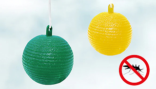 2, 4, 8 or 10 Hanging Fruit Fly Trapping Balls - 2 Colours