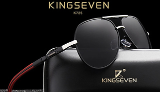 Kingseven K725 Mens Aviator Polarised Sunglasses - 3 Designs
