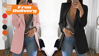 Women's Casual Blazer - 7 Colours & 6 Sizes