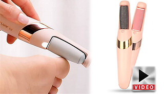 Electric USB Foot File with 2 Heads