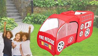 Foldable Fire Truck Play Tent