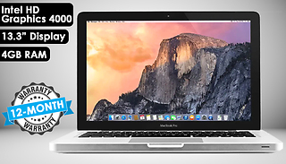 Apple Macbook Pro 13.3-Inch Laptop Core 2 Duo 4GB RAM 320GB Storage