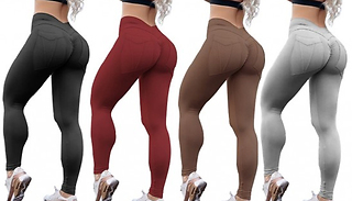 High Waist Yoga Pants - 4 Colours & 3 Sizes