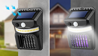 2-in-1 Solar Mosquito Killer Wall Lamps - 1, 2 or 4-Pack