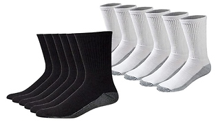 Black or White Cotton Rich Work Socks - 5, 10, 15, 20 or 25 Pairs!