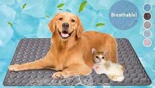 Pet Breathable Cooling Mat - 5 Colours & 6 Sizes