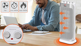 Indoor Oscillating Adjustable Ceramic Heater