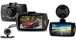 HD Night-Vision Dash Cam With G-Sensor- Optional 16 or 32GB SD