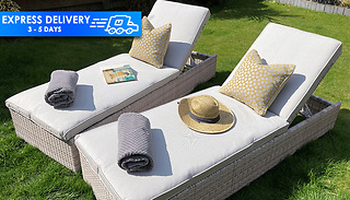 1 or 2 Santa Dona Adjustable Sun Loungers