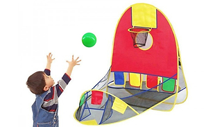 Kids' Basketball Play Tent & Balls