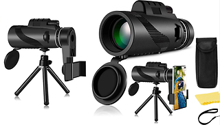 40x60 Portable Monocular Telescope with Optional Accessories