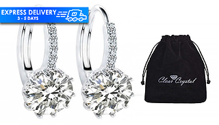 2.5ct Created Sapphire Earrings