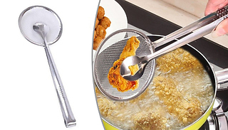 Multi-Functional Oil-Frying Tongs