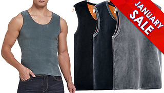 Men's Thick Thermal Vest - 6 Sizes & 3 Colours
