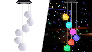 Solar Colour Changing Light Wind Chime