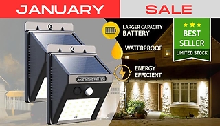 Motion-Activated Solar Security Lights - Pack of 1, 2, 3 or 4