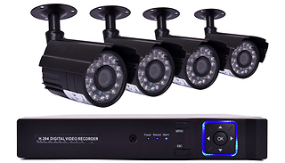 4-Channel Home CCTV Security System