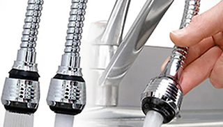 2-Pack of Kitchen Tap Flexible Spray Extension Hoses