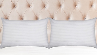 Lister Cartwright Hotel-Quality Striped Pillows! - 1 or 2-Pack and 2 O ...