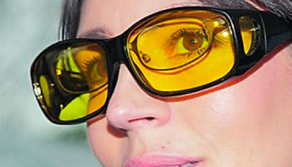 1 or 2 Pack of Driving Night Vision Glasses