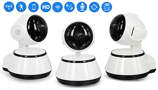 Smartphone-Connected 360° View Wi-Fi Security Camera
