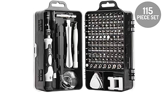115-Piece Precision Screwdriver Repair Tool Kit - For Laptops & Mobile ...