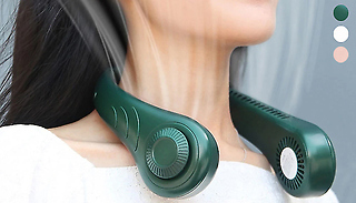 USB Portable Hanging Neck Fan - 3 Colours