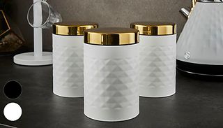 3-Set Swan Gatsby Canisters - 2 Colours 