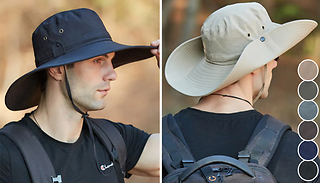 Wide Brim UV-Blocking Fisherman Hat - 6 Colours