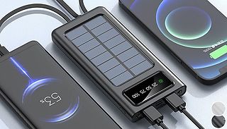 10000mAh Solar Power Bank - 2 Colours