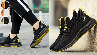 Men's Breathable Mesh Sneakers - 5 Sizes & 3 Colours