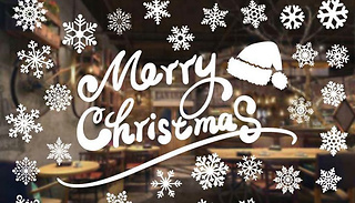 Window Stickers Christmas Decorations - 10 Designs
