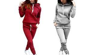 2-Piece Hooded Tracksuit - 2 Colours & 4 Sizes
